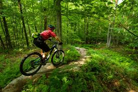 From mountain biking in the catskills and adirondacks, to biking along an old forest road in camp santanoni historic area, to biking the paved bike path along the erie canal new york's extensive network of dirt roads, old forest roads and former railroad beds are just what you are looking for. Mountain Biking In Saranac Lake Saranac Lake Adirondacks