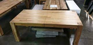Esszimmertisch auf einem spider tischgestell kreuzgestell ausziehbar um 2x50cm per beidseitigen kopfauszug mit. Esstisch Tisch 200x100 Ausziehbar 250 300 Massivholz Kernbuche In Bielefeld Altenhagen Ebay Kleinanzeigen