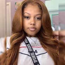 Brazilian Honey Blonde Deep Part Wig