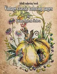 The remaining 80% is larger copies of flowers, leaves, berries, etc. 9781722401825 Vintage Classic Coloring Pages Adult Coloring Book Relaxing Coloring Pages Stress Relieving Designs People Animals Flowers Fairies And More Zvab Bogema Stolova Tatiana 1722401826