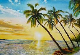 In this real time video you'll learn how to paint clouds, the glow of the sun today's acrylic tutorial: Buy Sunset Beach Painting At Lowest Price By Md Moin