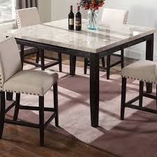 Arick Counter Height Dining Table Counter Height Dining Table Marble Top Dining Table Dining Table In Kitchen