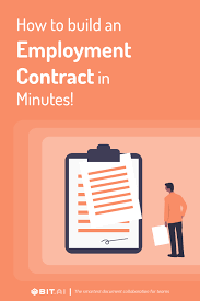 Your employment contract or an offer and acceptance letter. How To Make An Employment Contract Bit Blog
