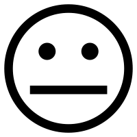 Smiley face emojis virtually kick started the emoji revolution, with the classic white smiling face emoji laying the foundation for thousands of other symbols. Straight Face Emoji Icons Download Free Vector Icons Noun Project