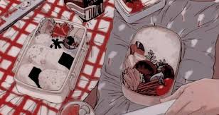 Anime food aesthetic #2 подробнее. Red Anime And Anime Food Image 7684328 On Favim Com