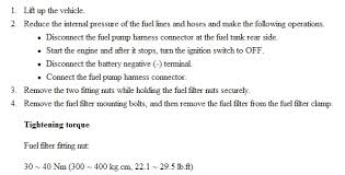 Please use the request more information button to the right if more details would help you to answer this question. Fuel Filter Location