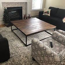 Platform Bed Wood Rustic Platform Bed Wood Bed Frame Etsy In 2020 Coffee Table Square Coffee Table Large Square Coffee Table