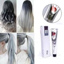Temporary Hair Dye Color Cream Smoky Gray Hair Style Funky Color Best Quality Cheap Price Grey Temporary Ha Grey Hair Dye Silver Hair Color Hair Color Cream