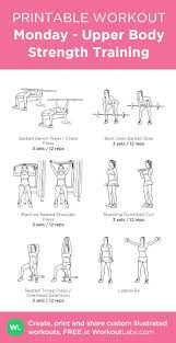 план занятий в тренажерном зале для мужчин Http 1trenirovka Com Monday Upper Body Strength Training My Visual Workout Created At Workoutlabs Com Click Through To Customize And Download As A Free Pdf Customworkout Upper Body Workout Gym Upper Body Strength