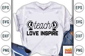 Download Teach Love Inspire Graphic By Craftstudio Creative Fabrica PSD Mockup Templates