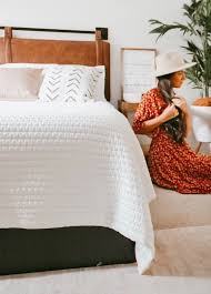 See more of nathan james on facebook. Back In Stock Just In Time To Get The Guest Bedroom Ready For The Holidays Add An Extra Layer Of Cozy With Upholstered Headboard Leather Headboard Headboard