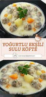yogurtlu eksili sulu kofte tarifi tarif defteri yemek tarifi yemek tarifleri etli yemek tarifleri yemek sunumu