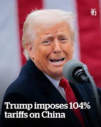 The tariffs have triggered global market sell-offs and recession fears,  with China vowing to fight back.