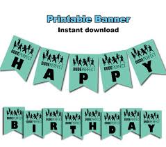 Launch 85 consecutive videos breaking 1,000,000+ views; Dude Perfect Banner Happy Birthday Printable Digital File Instant Download Non Personalized Dude Perfect Perfect Birthday Party Boy Birthday Parties