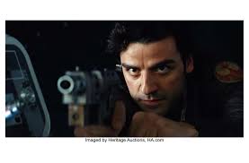 Sold at Auction: Oscar Isaac "Poe Dameron" Hero Illuminating Metal Glie-44  Blaster from Star Wars