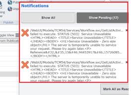 503 is a server error that is due to the hosting service being temporarily overloaded, or the website is undergoing maintenance. For Web 8 5 503 Service Unavailable Errors Appearing In The Content Manager Explorer Cme Message Center