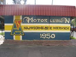 The club was founded in december 1950 with their nickname the yellow, white and blues reflecting their official colours. File Motor Lublin Graffiti 2 Jpg Wikimedia Commons