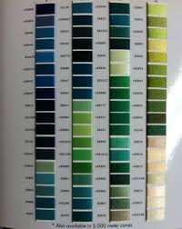 Exquisite B13070 Real Thread 300 Color Card Chart 40wt Poly