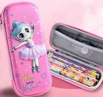 Eco-friendly Wholesale Cartoon Pencil Box Funny Eva Stationery Box Factory  Price Large Capacity Gift Pencil Case for Kids