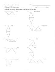 4 4 And 4 5 Triangle Shortcuts Ws Answers Kuta Software Infinite Geometry Name Sss And Sas Congruence Date Period U2014 State If The Two Triangles Are Course Hero