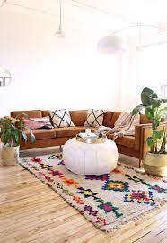Check out the eight examples of coffee table alternatives below to get inspired to switch up your own living room layout. Coffee Table Pouf White Leather Moroccan Pouf Extra Large 31 X16 From Baba Souk Moroccan Decor Living Room Moroccan Living Room Coffee Table Pouf