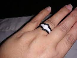 Before Buying This Set Everywhere On The Internet Said To Downsize From Your Actual Ring Silicone Ring Women Silicone Rings Wedding Bands Silicone Rings Men