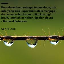 Puluhan Puisi Keren Tema Embun Writer Land