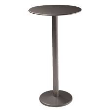 Add a little marble to your outdoor space with the mosaic tiled bistro table. Emu 900h 24 Round Indoor Outdoor Bistro Bar Table 42 H Steel Antique Bronze