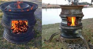 A fire pit made from a tractor tire rim is one of the easiest fire pit ideas that you can do in your yard! 23 Diys Made From Old Upcycled Car Parts