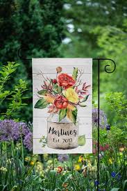 Personalized Garden Flag Welcome Garden Flag Floral Garden Etsy In 2020 Personalized Garden Flag Garden Flags Ideas Garden Flags