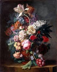 Vase Of Flowers By Dutch Artist Jan Van Huysum Jan Van Huysum Flower Painting Flower Art Flowers