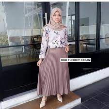 Atasan utk rok prisket warna dusty pink. Rok Plisket Merah Cocok Dengan Baju Warna Apa Gaya Ootd