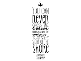 Wandtattoo You Can Never Cross The Ocean Wandtattoode