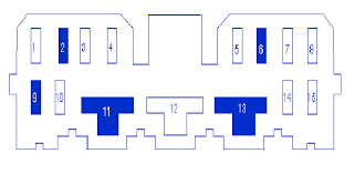 Fuse box diagrams (location and assignment of electrical fuses and relays) ford bronco. Ford Ikon Mini 2004 Fuse Box Block Circuit Breaker Diagram Carfusebox