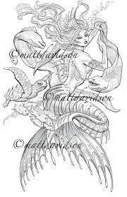 This disney princess story is a favorite among little kids who dream about the pretty mermaids singing and dancing in the deep reaches of the ocean. Anguilles The Sea Siren Mermaid Coloring Pages Adult Etsy