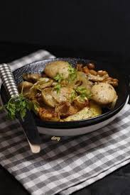 Chanterelles Pommes De Terre Confites Et Boudin Blanc Epicetout La Cuisine De Dany Pomme De Terre Confite Recette De Cuisine Simple Plats Mijotes