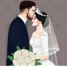 فـاشـنـيـسـتـا en instagram يارب هاللحظات لكل بنت وشاب fashionyista صور كارتونية للحلوات منشن wedding drawing cute couple art cartoon girl images