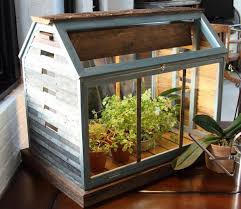 Culinary Herb Barn Raising Urban Gardens Indoor Greenhouse Garden Terrarium Diy Greenhouse