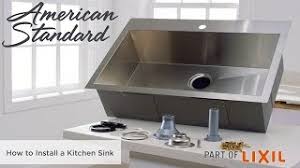 Get free shipping on qualified kohler sink mounting hardware or buy online pick up in store today in the bath department. How To Install A Kitchen Sink Youtube