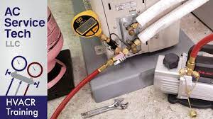 Steps To Vacuum And Charge Refrigerant On A Mini Split Unit Youtube
