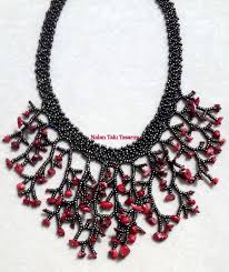 Bahar Dali Kolye Nalan Taki Tasarim Beaded Jewelry Jewelry Inspiration Beaded Necklace