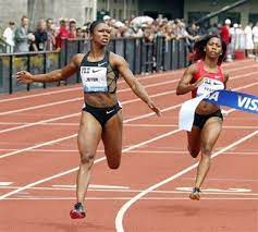 But really, there is no overlooking the jamaican. Carmelita Jeter Women S 100m World Record Holder At The Age Of 32 Black Girl Fitness Track And Field Olympic Track And Field
