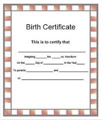 Create your custom design certificate with our online certificate maker, or choose from a template. 25 Free Birth Certificate Templates Format Excelshe