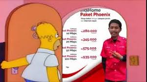 Paket internet indihome menawarkan beberapa pilihan kecepatan, mulai dari 10 mbps hingga 300 mbps. Homer Doesn T Like Indihome Paket Phoenix Indihome Paket Phoenix Meme Youtube