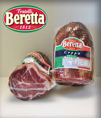 Selection of typical italian food and recipes. Coppa Sweet Meats And Seafood Gourmet Italian Food Store