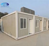 2025 New Production Factory Direct Sale Luxury Double Storey Villa Flat  Roof Expansion Container House, Movable Modular Home