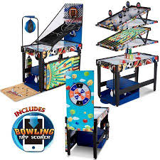 Md Sports 48 12 In 1 Combo Game Table Air Hockey Basketball Boxing Target Shooting Bean Bag Toss Bowling And More Walmart Com Multi Game Table Game Room Chairs Air Hockey