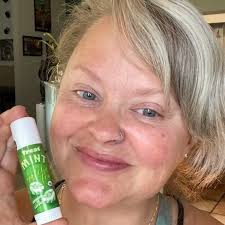 Treat Beauty JUMBO Mint Matcha Tea Caffeinated Organic Eye Lip Balm