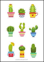 This collection of printable number stencils, from zero to nine, has been designed to be easy to cut out. Largest Free Printable Selection Creative Cain Cabin Cactus Printable Cactus Wall Art Cactus