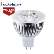 Integral led mr16 gu5.3 12v light bulb glass cool white 4000k cool. Mr16 Gu5 3 Led Spot Light Lamp 12v 220v 110v 9w 12w 15w Led Spotlight Bulb Lamp Gu 5 3 Led Bulb Light Bombillas Lampada Lamp Works Lighting Lamp Hopelamp Bulb Light Aliexpress